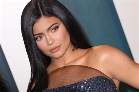 Kylie Jenner Snuck Into the Golden Globes in a Sheer Lace Catsuit