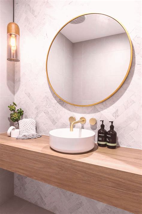 Two Tone Tile Bathroom - Design Corral