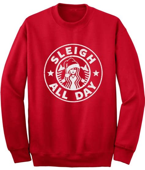 Sleigh All Day Sweater - Ugly Christmas Sweater