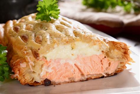 Salmon En-Croûte Fish Recipe