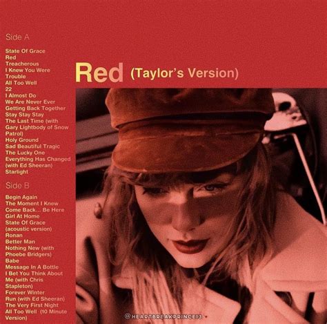 Red Taylor’s Version | Canciones de taylor swift, Fotos videos, Taylor ...