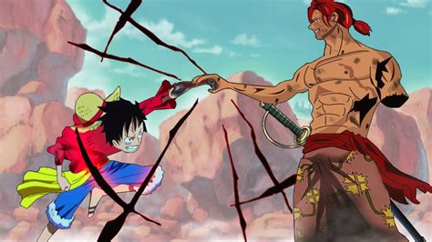 SHANKS kämpft gegen RUFFY - Der Kampf um den STROHHUT - One Piece ...