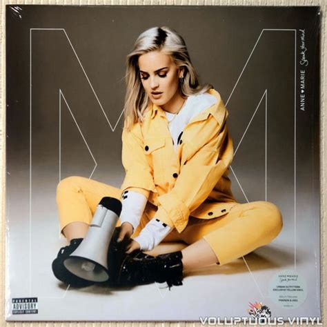 Anne-Marie ‎– Speak Your Mind (2018) Vinyl, LP, Album, Limited Edition ...