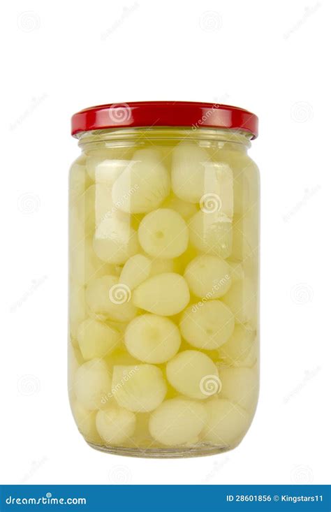 JAR OF PICKLED ONIONS Royalty Free Stock Image - Image: 28601856