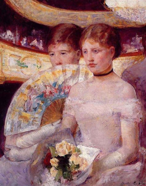 Mary Cassatt- The Loge (1880) National Gallery Of Art, National Art ...