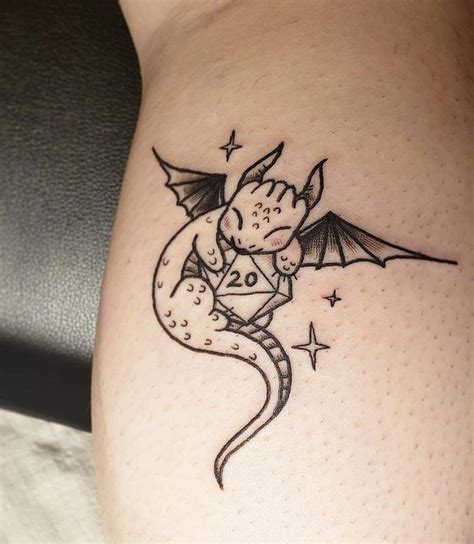 Dragon Dungeons And Dragons Tattoos Teresa Tattoos Nerdy Tattoos, Dope ...