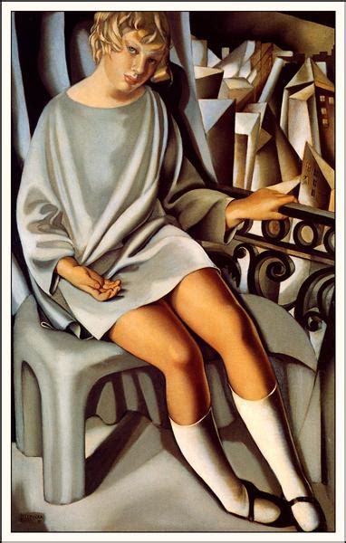 Kizette On The Balcony, 1927 - Tamara de Lempicka - WikiArt.org