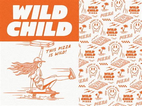 Wild Child Pizza by Nebojsa Matkovic on Dribbble