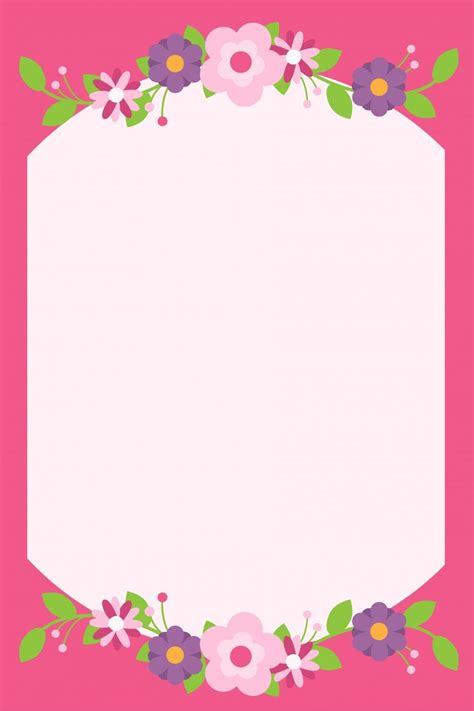 Pink Flat 520 Valentine S Day Advertising Background | Bordes y marcos ...