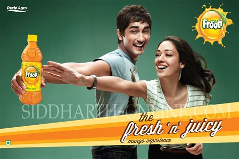 Siddharth Fanpage: Siddharth's Frooti Ad's