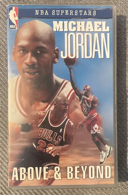 MICHAEL JORDAN ABOVE & beyond VHS tape vintage 1996 NBA Superstars ...