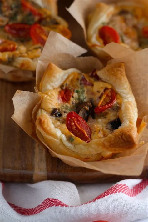 How to make Puff Pastry Mini Quiches - Days of Jay