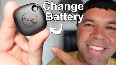 How To Change Battery Samsung Smart Tag | Replace Battery SmartTag - YouTube