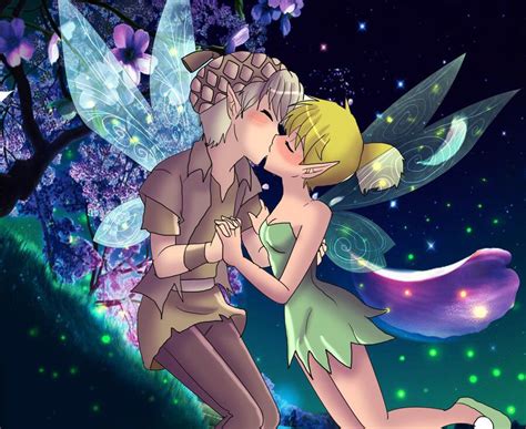 Cute... | Tinkerbell and terence, Disney kiss, Tinkerbell