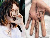 Grimes 18 Tattoos & Meanings | Steal Her Style