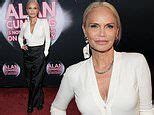 Kristin Chenoweth wears plunging white shirt for stylish appearance at ...