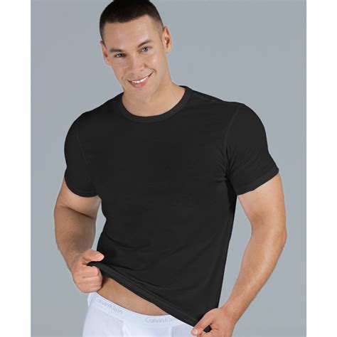 Calvin Klein Body Slim Fit T Shirt 3 Pack in Black for Men | Lyst