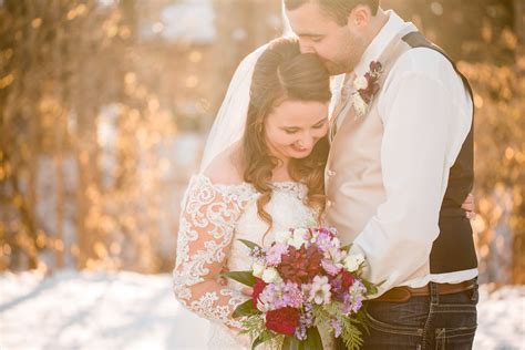 Nate + Elizabeth // Romantic Winter Wedding in Iowa — Des Moines Wedding Photographer | Winter ...