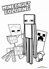 Minecraft coloring pages For Kids  Free And Easy Print Or Download sketch template
