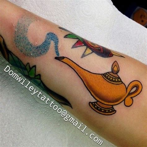 Aladdin Genie Lamp Tattoo