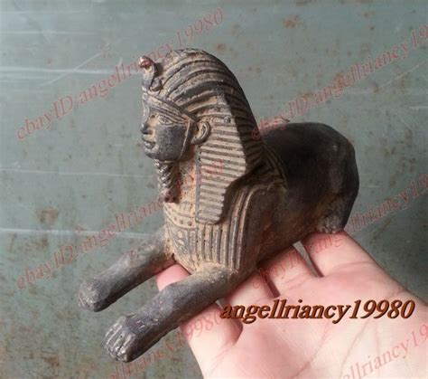 Old Vintage Shang dynasty bronze Egypt Pyramids Sphinx Statue peace Statues | eBay