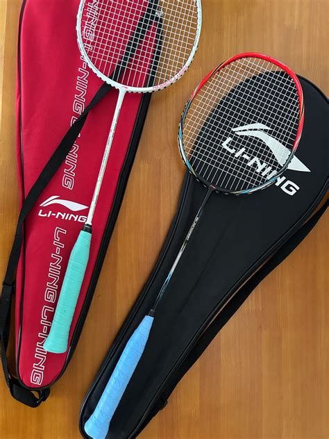 Offering 1 pairs of New Li Ning Badminton Rackets, Sports Equipment ...