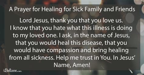 Prayers for the Sick - For Comfort, Strength and Healing!