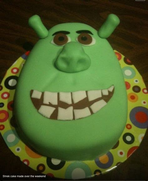 2e41029cc2bc167ed4504ac7132312df.jpg (736×898) | Shrek cake, Cake, Shrek