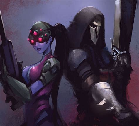 Overwatch - Widowmaker and Reaper | Overwatch widowmaker, Overwatch ...