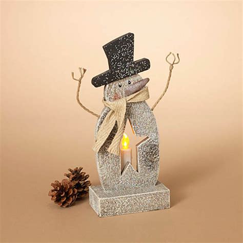 Battery Operated Lighted Snowman With Timer - Item 431270 | The Christmas Mouse