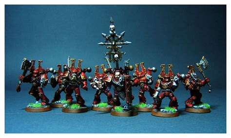 Khorne Berzerkers by DorianM on DeviantArt