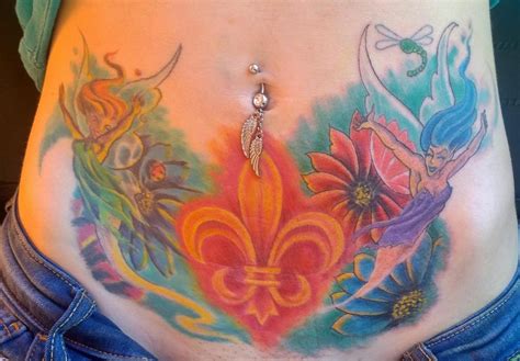 Fairies and Flowers Color Tattoo Sexy and Feminine by Steve Malley: TattooNOW