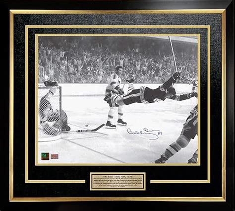 Bobby Orr"The Goal" Signed 16x20 Framed Photo - Boston Bruins at Amazon's Sports Collectibles Store