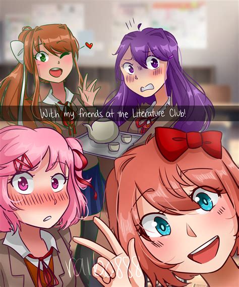 [OC Fanart] If MC never existed... : r/DDLC