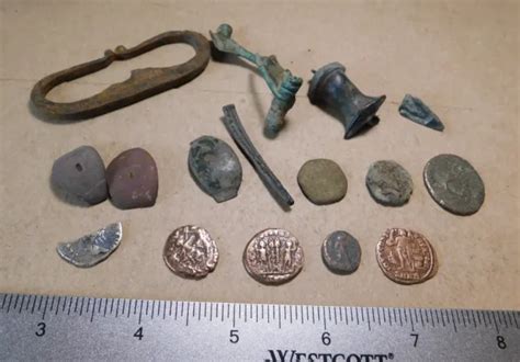 LOT ROMAN EMPIRE coins relics artifacts, metal detector finds !! $70.95 - PicClick