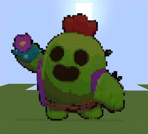 This iż my favorite minecraft pixel-art. Btw. Spike is very cute 😌 : r ...