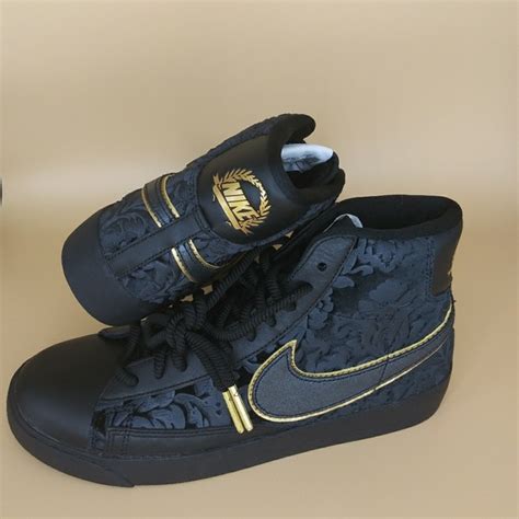 Nike | Shoes | Nike Blazer Mid Sneakers Metallic Gold | Poshmark