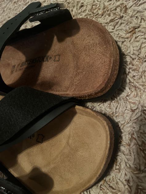 my new birks are different colors :( : r/Birkenstocks