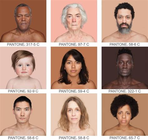 Skin Color Chart Race