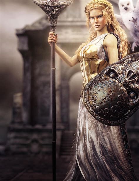 Athena, Goddess of War and Wisdom, Fantasy Art by shibashake on DeviantArt