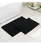 Amazon.com: CozeCube Checkered Bath mats for Bathroom Non Slip, Plush Shaggy Bath Rugs for ...