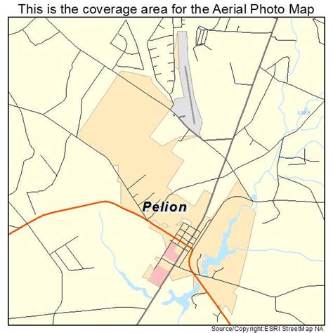 Aerial Photography Map of Pelion, SC South Carolina