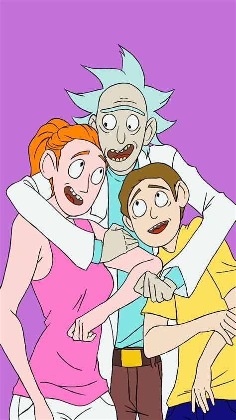 Summer, Rick, and Morty. by professorMarion on DeviantArt