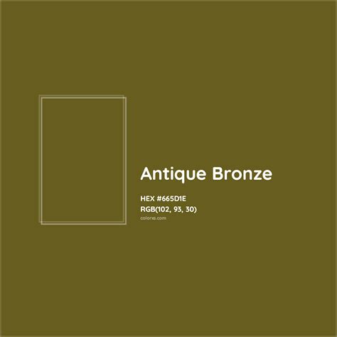 About Antique Bronze - Color codes, similar colors and paints - colorxs.com