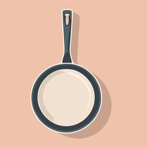 Premium Vector | Frying pan clip art vector illustration