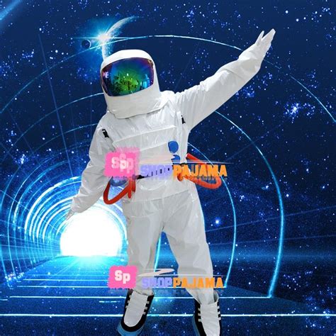 Astronaut Floating In Outer Space Mascot Costume