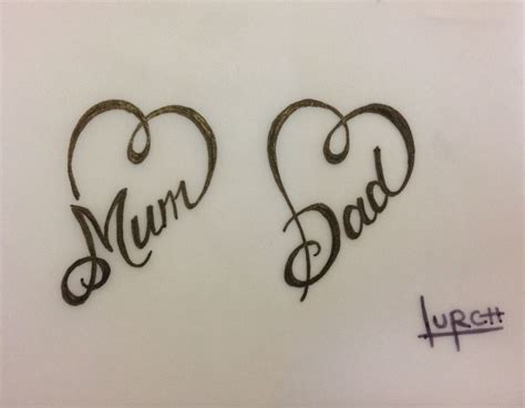 Mom Heart Tattoo Cartoon - Viraltattoo