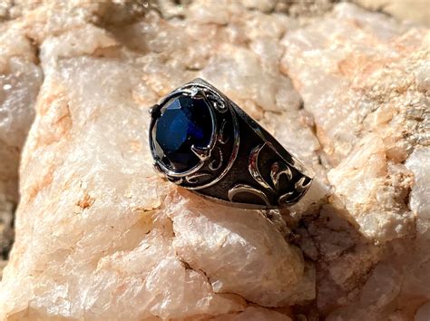 Vilya Elrond Inspired Elven Ring Lord of Rivendell Ring of - Etsy