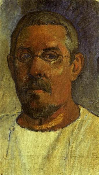 Self portrait with spectacles, 1903 - Paul Gauguin - WikiArt.org