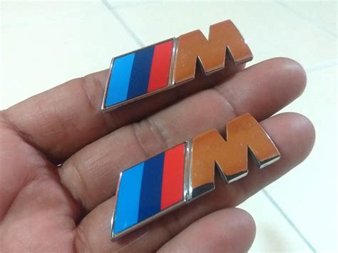 ORIGINAL !!! BMW MSport M Emblem, Auto Accessories on Carousell